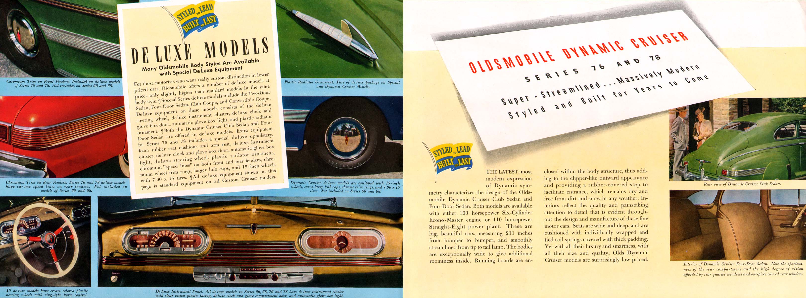 1941 Oldsmobile Prestige Brochure Page 8